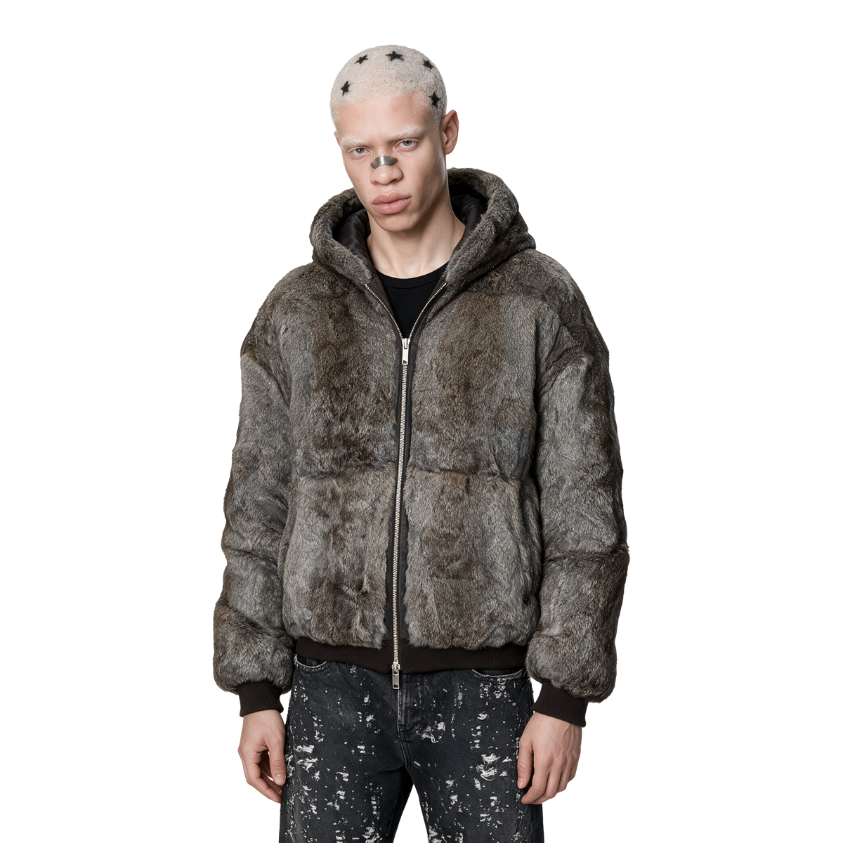 Fur Hooded Jacket