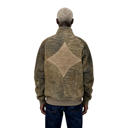 Shearling-lined Suede Jacket